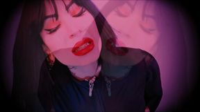 Irresistible red lips - VORE ASMR , POV ,CATSUIT