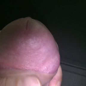 Fat cock, cum very close