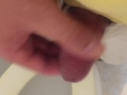 Attempting to Jerk in Park Bathroom but Kept Getting Interrupted