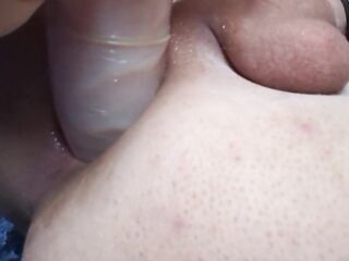 • TSmariasweden • LARGE vibrator and Buttplug in my backdoor •