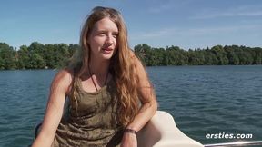 Hot Summer Day with Alba in the Forest and by the Lake