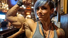 AI Muscle Girls Heavy Metal
