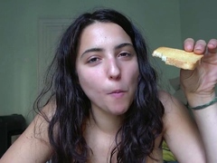 Penelope   Sexy_Eating Tongue Chewed_Food Mouth Spit_Food