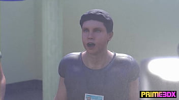 Big-titted 3D babe gets gangbanged by politicians