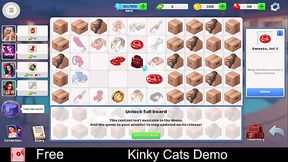 Kinky Cats - Animated Harem session with Anal and Creampie Action