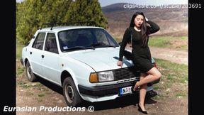 CustomVideo - 025 - Katya Blow the engine of old Skoda