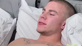 Piercing And Bald Brunette Swallow With Eli Hunter