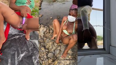 PerfectDime Gushing Outdoor Squirt Compilation Destroyed Pussies
