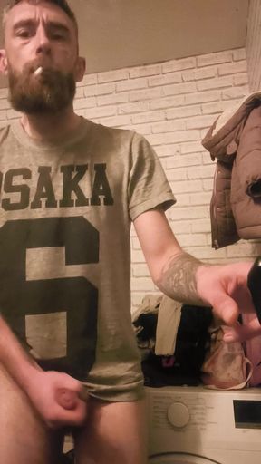 Toying My Ass and Smoking