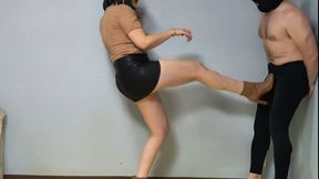 618 Ballbusting with Sylvana in office style