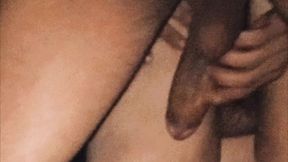 Risky fuck, escaping the family barbecue to feel this big, thick cock inside me.