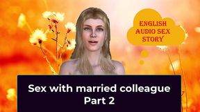 60 years old man fucking his indian married colleague part 2 - english audio sex story