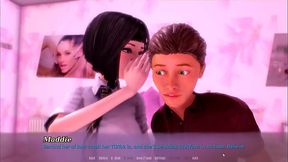 The wants of summer [Hentai game PornPlay] Ep.9 my step sister pull down my pants to show my giant cock to my step mom in the living room