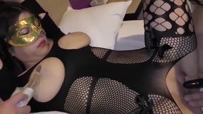 Asian Babe Gangbanged And Gets Cum All Over Her