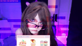 "Master, this too much for me" ANIME GIRL BOUNCING + AHEGAO ( full video on OF )「 ASMR Amy B 」