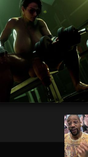 Big Fat Breast Transgender Jill Valentine Preparing for Her Hard Cock Comeback