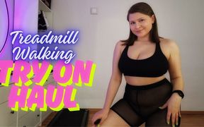 Trying on Sheer Shorts &amp; Walking on Treadmill in Sneakers While Sharing My Fantasies About You