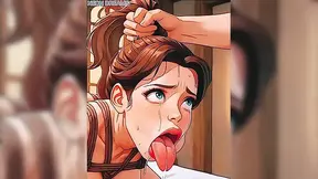 Belle and her beauties get tied up in a dark dungeon for some BDSM fun