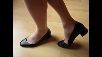 elegant black &quot_hoegl&quot_ pumps and nylons, shoeplay by Isabelle-Sandrine