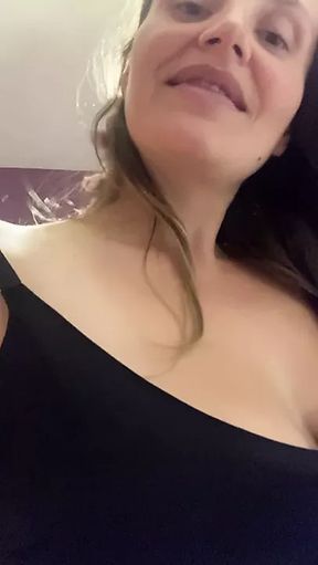 Worship my breast slave, it is covered for looser like you