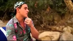 Twinks 18+ Get Naked and Bareback on the Beach in Hot Gay Sex Action