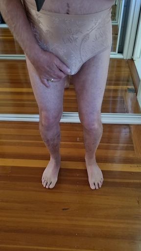 Big panties for the little cock