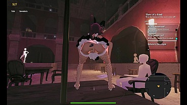 Mousetrap Theft & Bondage [ BDSM Hentai Game ] Ep.4 TWERKING in bunnysuit for a FEMBOY and FUTANARI couple !