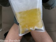 いざというときに備えて携帯トイレの使い方を練習する
