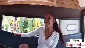 Cherry Thai - Amateur Thai Teen 18+ Cherry Pleasing A Big White Dick In A Hotel Room