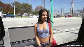 Latina Cutie Nikki Kay Gets Fucked Hard in Public for Paycheck