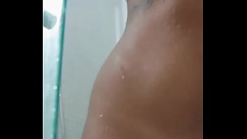 Latina alone in the shower and wanted to punish me