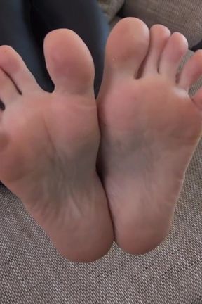 My feet are so tasty when I lick them