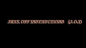 JERK OFF INSTRUCTIONS -LATEX GLOVES