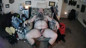 Furry Bear Monk3yming0 with My Thick Legs Spread