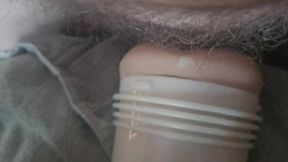 Fucking my fleshlight, pretending it was you