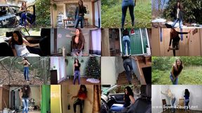 Jasmine's Jeans Wetting Collection (MP4 1080p) - Jasmine St James