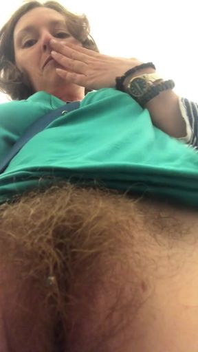 Thrilling moment from &quot;Quick pussy and tits play after trying on a velvet corset in a changing room&quot;