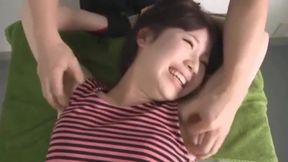 Jap Cuties Squirm in Tickle Torture