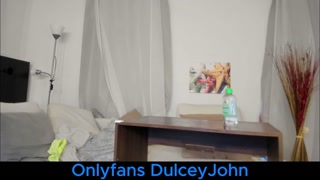 dulceyjohn making anal dildo, oiled ass onlyfans dulceyjohn