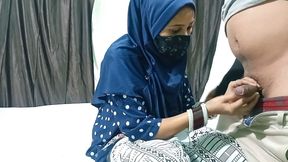 The Friend's Muslim Wife Rejected My Marriage Proposal but She Was Satisfied with My Dick for Fucking
