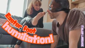 Easter foot humiliation - HD - ITA