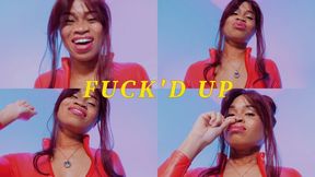 FUCK'D UP- Ebony Femdom Goddess Rosie Reed Slave Mind Fuck Domination Sniffing Instructions- standard definition