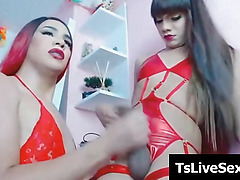 Shemale Being Spanked While Sitting on that Hard Cock 0