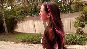 amia miley darcy taylor ride chris strokes cock