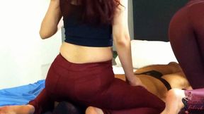 Double Face sitting, part 3, by Manu Albertine, Lilith and Slave Luno, FULL HD