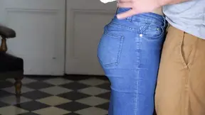 Hot babe caught on camera with full, beautiful butt and tight pussy