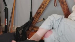 FootSlt's 1st time - Dirty trainer cleaning (pt1)