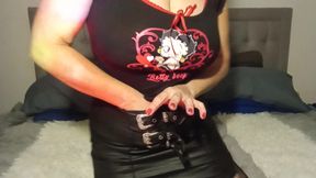 bed confessions of a short girl with her white ass and tight pink pussy