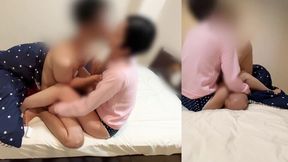 Japanese Stepdad Gets Dirty Talked By Wife While Amateur Couple Films