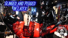 Slinged and Pegged in Latex